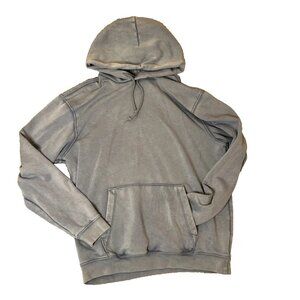 GAP Men's Hoodie VintageSoft Faded Blue Pullover Pocket Size Large #149